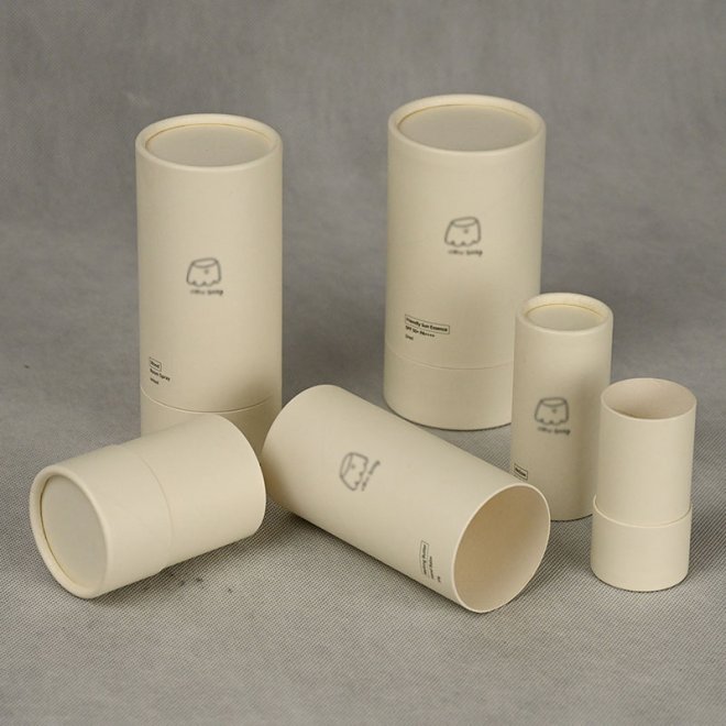 Biodegradable Push Up Paper Tube for Deodorant & Lipstick