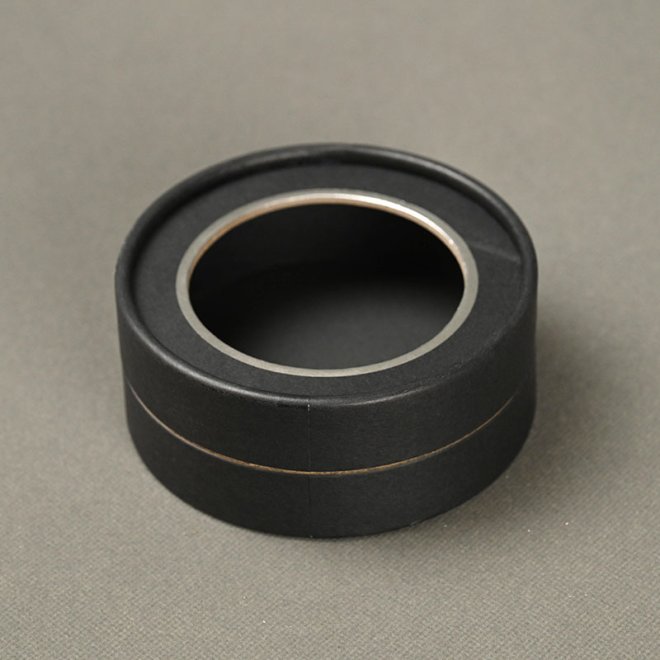 Flat Round Paper Tube with window for Jewelry