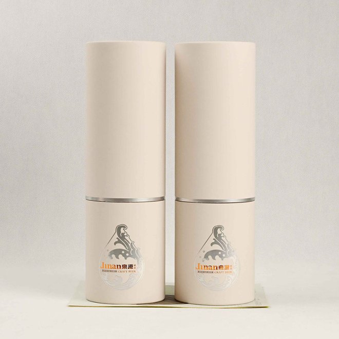 Custom Print Paper Tubes for Rum & Wine Bottle