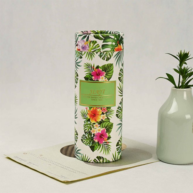 Recyclable Round Paper Box for Sake & Glass Ware