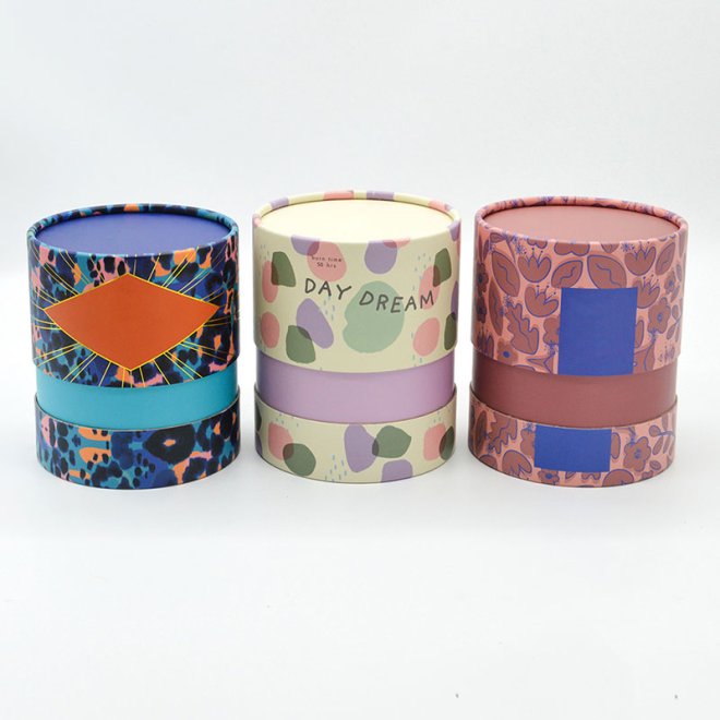 Custom Printed Paper Tubes for Candle & Perfume