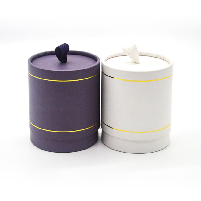 Customizable Two Pieces Paper Tubes for Candle