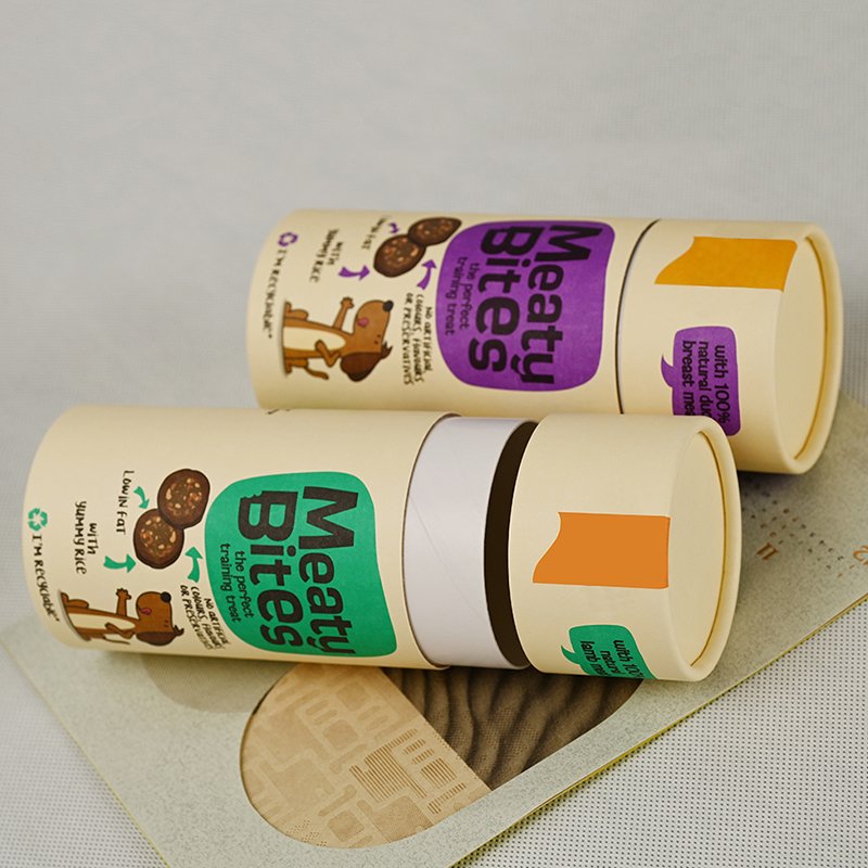 Recyclable push-up tube for zero waste beauty packaging
