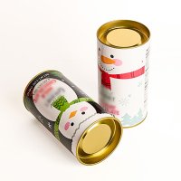 Custom Paper Canister For Candy Chocolate