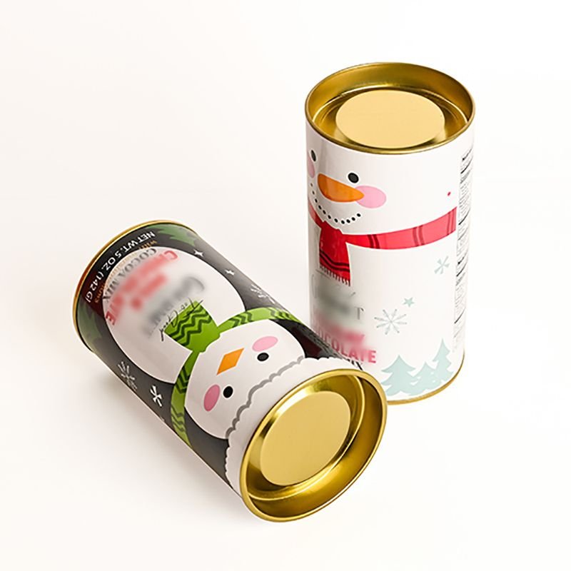 Custom Paper Canister For Candy Chocolate