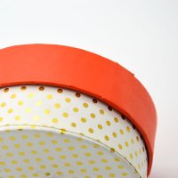 Food Grade Round Paper Box For Chocolate Biscuit