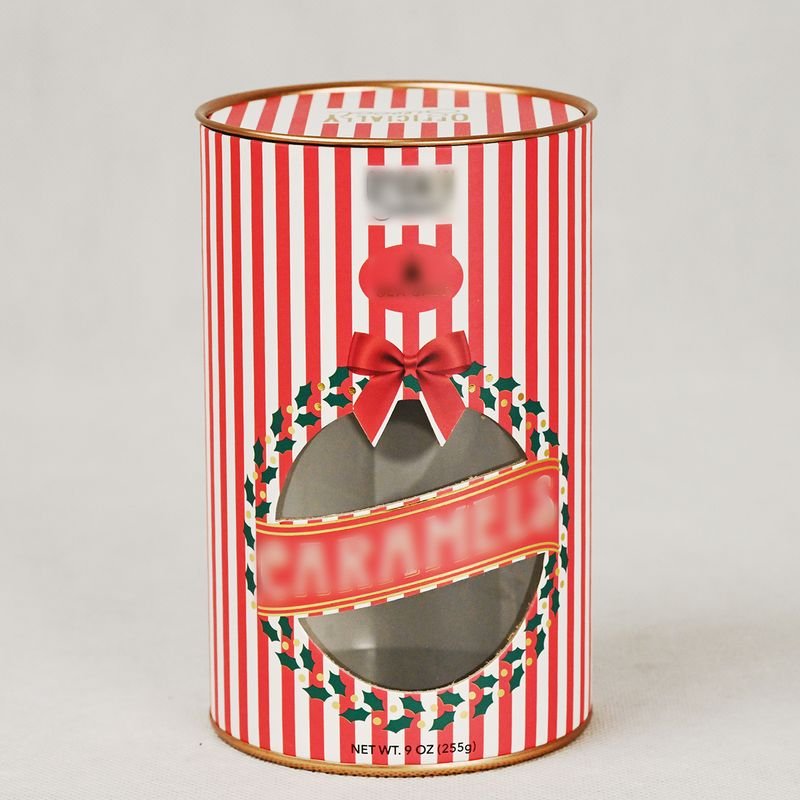 Food Grade Paper Canister with Window for Sugar Sweet Chocolate