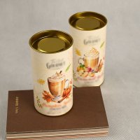 Food Grade Paper Canister Tubes for Chocolate Biscuit Candy Tea Coffee Bean