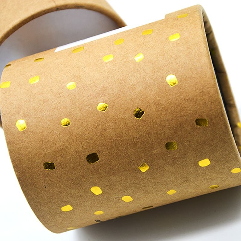 Kraft Paper Tube For Biscuit Candle Essential Oil
