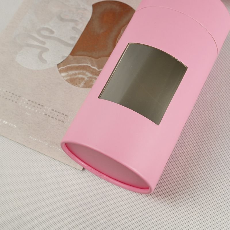 FSC Paper Tube With Window For Chocolate Candy Cookies