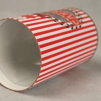 Food Grade Paper Canister with Window for Sugar Sweet Chocolate