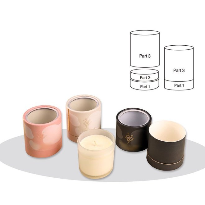 Biodegradable Paper Tubes with Top Window for Watch