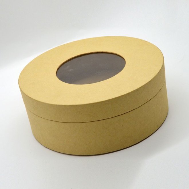 Cylinder Paper Boxes With Window