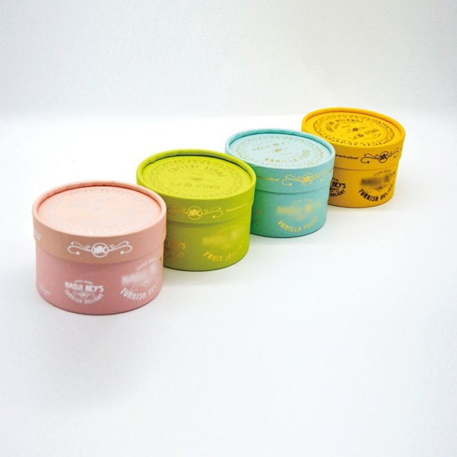 Flat Open Paper Cans For Wax Chocolate Candle