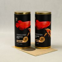 recyclable pet food packaging tube with secure metal lid