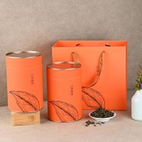 Tin Lid Paper Tube for Tea Coffee Bean Protein Powder