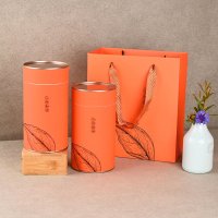 Tin Lid Paper Tube for Tea Coffee Bean Protein Powder