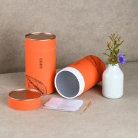 Tin Lid Paper Tube for Tea Coffee Bean Protein Powder