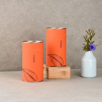 Tin Lid Paper Tube for Tea Coffee Bean Protein Powder