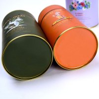 Airtight Paper Canister with Poe for Tea Coffee Protein Powder