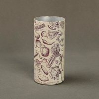 airtight paper canister with metal lid for protein powder storage