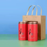 Tin Lid Paper Tube & Paper Bag for Tea Packaging
