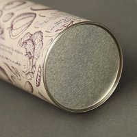 biodegradable paper canister for protein powder packaging