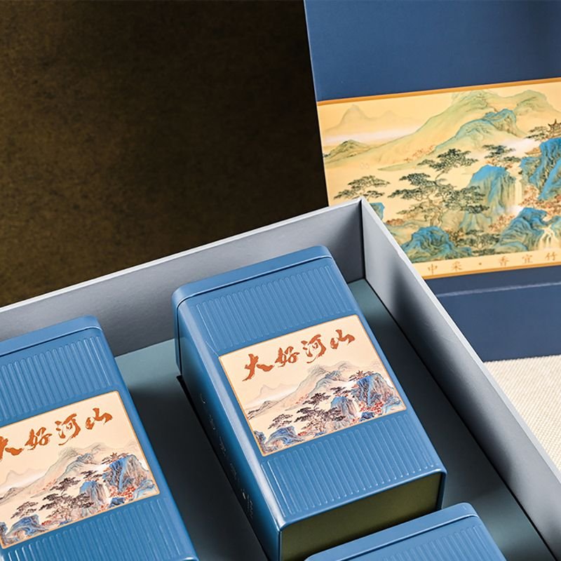 Custom Design Paper Box Tin Box for Tea Packaging