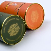 Airtight Paper Canister with Poe for Tea Coffee Protein Powder