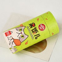 custom printed cylindrical paper tube for cat snacks