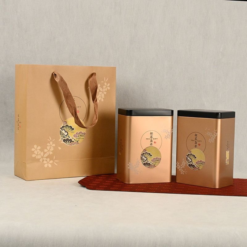 Tin Box Kraft Paper Bag for Tea