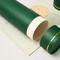 fancy cardboard paper tube for incense certificate