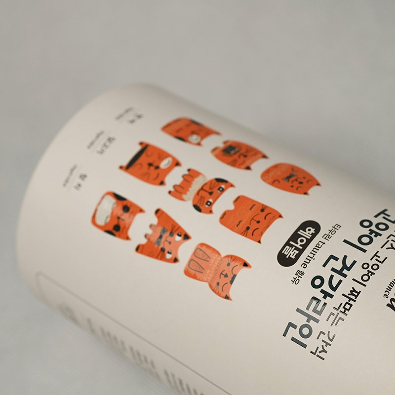 customizable biodegradable paper canister for pet snacks