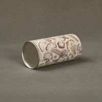 customizable paper canister with airtight seal for nuts protein powder