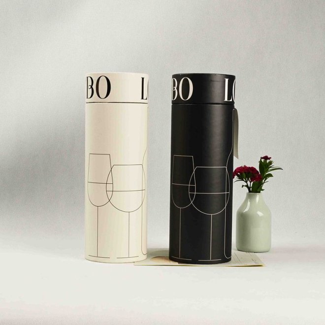 Custom Paper Tube for Wine Spirit Bottle