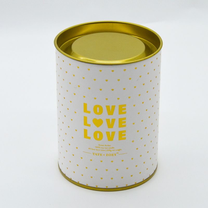 Airtight Round Container for Candle Coffee Bean