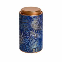 Silk Pattern Paper Tube with Metal Lid