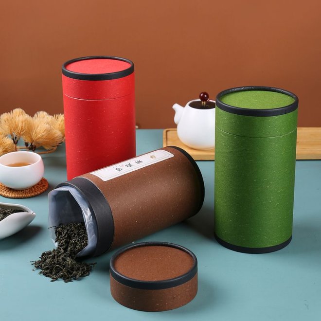 Eco Friendly Tea Packaging Paper Tube