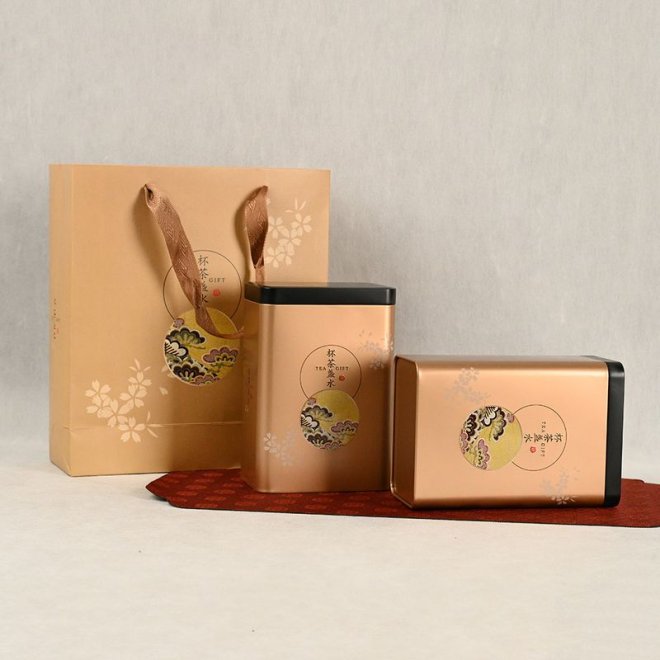 Tin Box Kraft Paper Bag for Tea