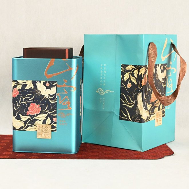Tin Box Paper Bag for Tea
