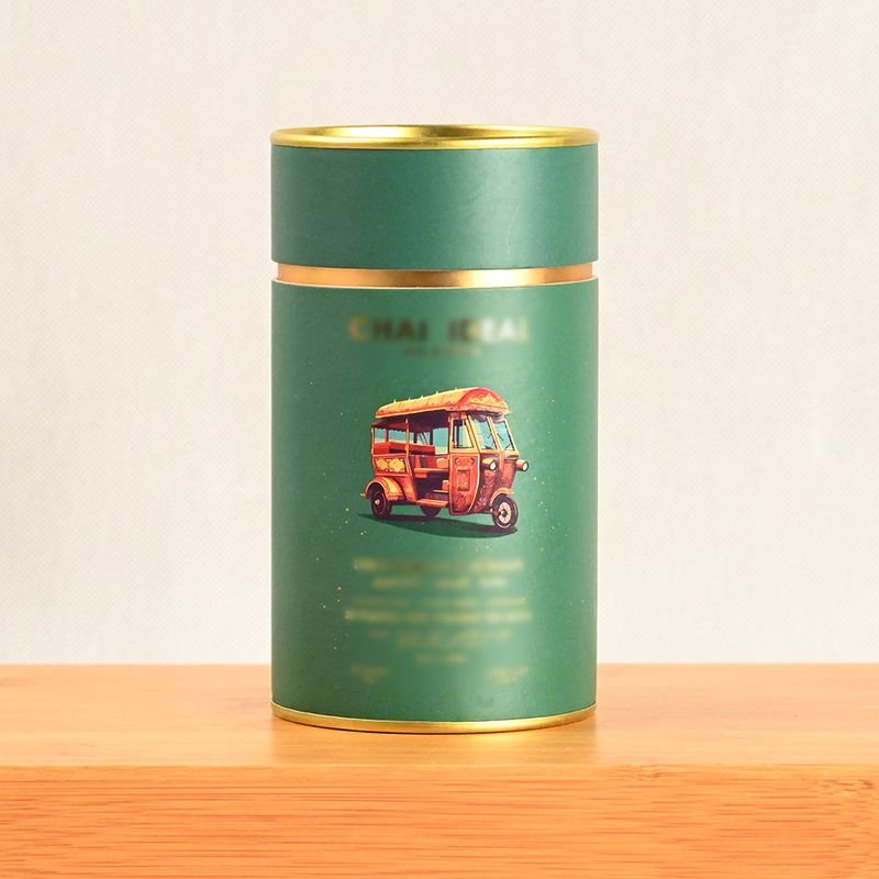 Flat Edge Paper Can for Tea Coffee