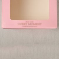 Pink Paper Bag with Clear Window