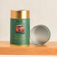Flat Edge Paper Can for Tea Coffee