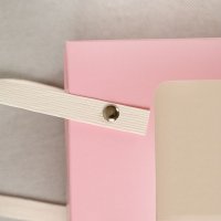 Pink Paper Bag with Clear Window