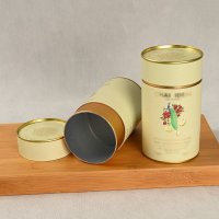 Custom Logo Paper Tube for Tea Coffee Bean
