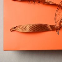 Luxury Paper Bag With Ribbon Handles