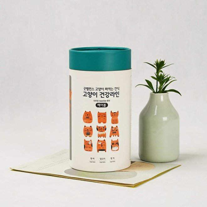 Custom Rolled Edge Paper Tubes for Dog Treats