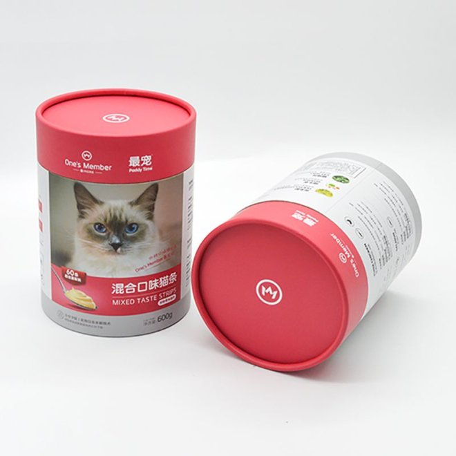 Luxury Paper Tubes for Cat Food