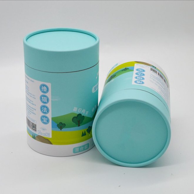 Rolled Edge Paper Tubes for Cat Food