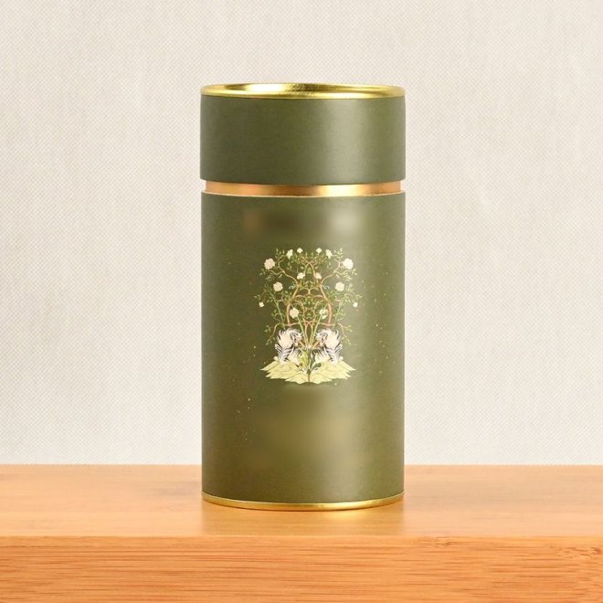 Rolled Edge Paper Container For Tea Coffee Albumen Powder